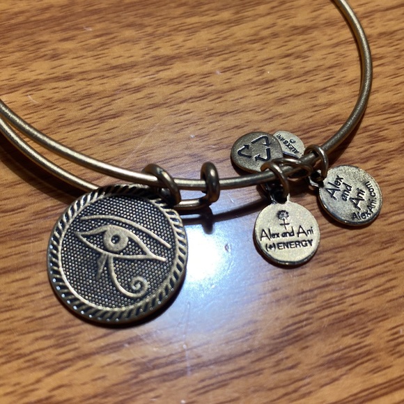 Alex and Ani EYE OF HORUS Charm Bangle - Picture 3 of 5